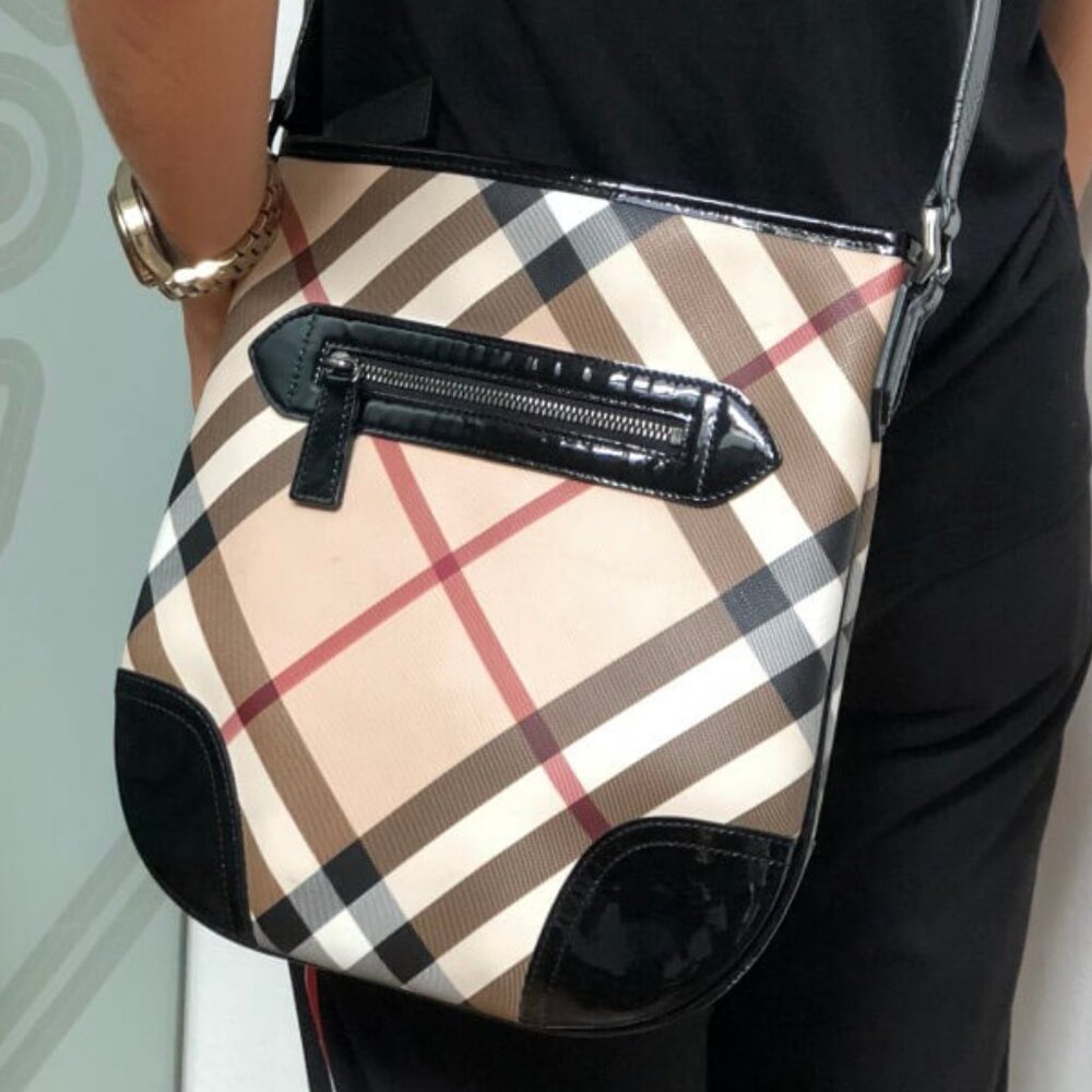 Burberry Nova Check Messenger Bag